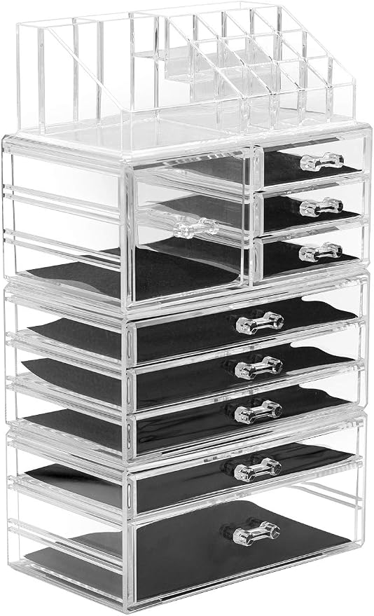 Sorbus Large Clear Makeup Organizer by Sorbus