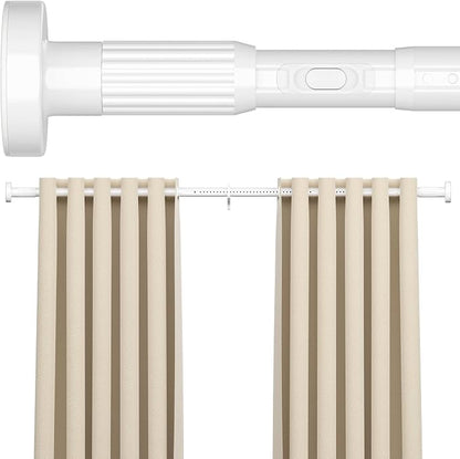 AIZESI 41-165 Inch Heavy Duty White Tension Curtain Rod by AIZESITENSIONROD
