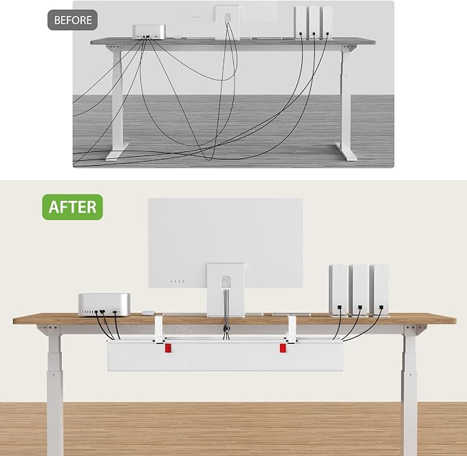 KEEGH Large 36" Under Desk Cable Management Tray - Image 7