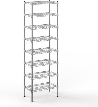 14" Deep x 24" Wide x 74" Height Wire Shelving Kit | 8-Tier | NSF Commercial by Regal+Altair