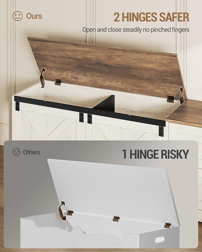 Hzuaneri 59" Storage Bench - Image 6