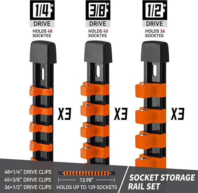 Socket Organizer Drive ABS Tools - Image 2