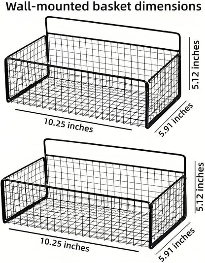 2 Set Hanging Wire Fruit Basket - Image 8