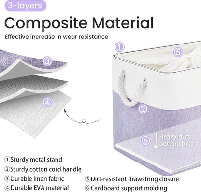16x12x12 In Foldable Fabric Large Storage Bins - Image 2