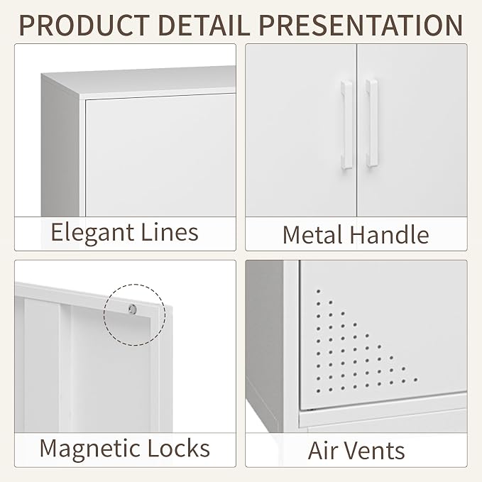 Metal Storage Cabinet, Storage Locker Cabinet - Image 3