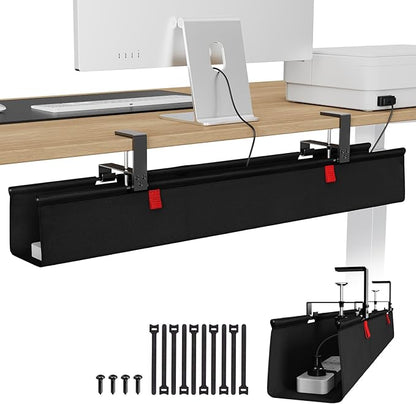 KEEGH Large 36" Under Desk Cable Management Tray by KEEGH