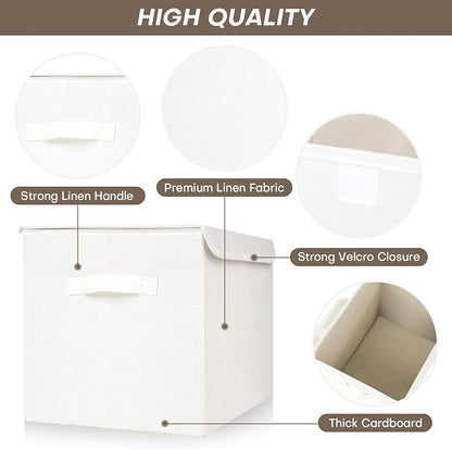 Large 17" 42 Quarts Collapsible Stackable Storage Bins - Image 4