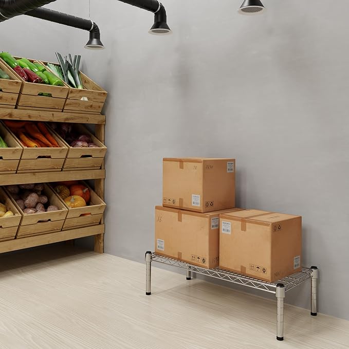 14" Deep x 30" Wide x 8" Height 1-Tier Wire Shelving Kit | NSF Commercial - Image 5