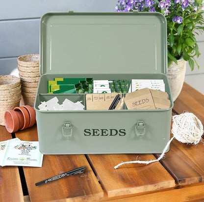 Seed Storage Organizer, 4 Compartment Seed Storage Box - Image 6