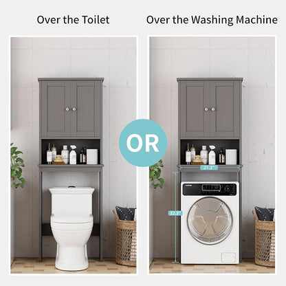 Shintenchi Over the Toilet Storage Cabinet, Bathroom Shelf Organizer - Image 5