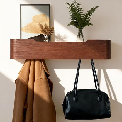 Wall Coat Rack Floating Shelves Modern Coat Rack Wall Mount by FURNAWAY
