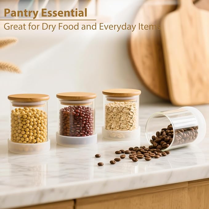 TBWIND 17oz Round Glass Storage Containers - Image 8
