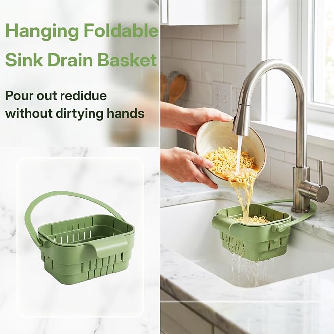 Kitchen Foldable Hanging Sink Drain Basket - Image 5