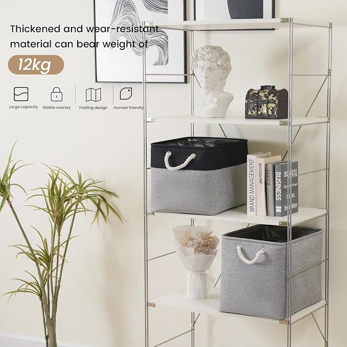 16x12x12 In Foldable Fabric Large Storage Bins - Image 5