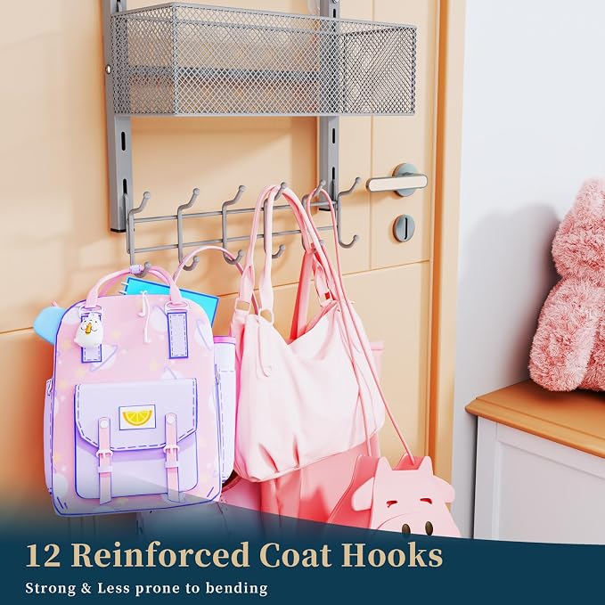 Consumest Over The Door Hooks Organizer - Image 4