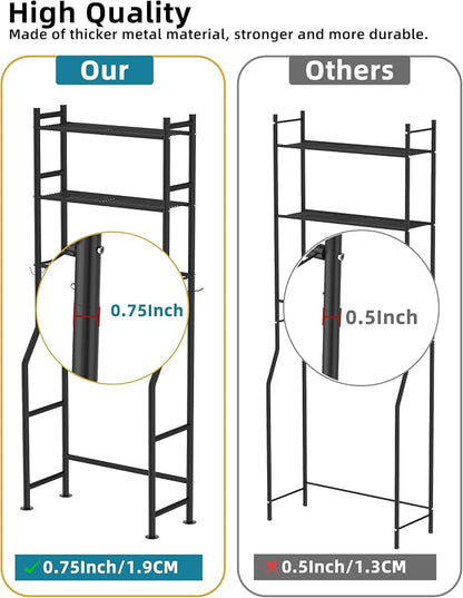 Livilord 3-Tier Over The Toilet Storage, Freestanding Metal Bathroom Shelves - Image 6