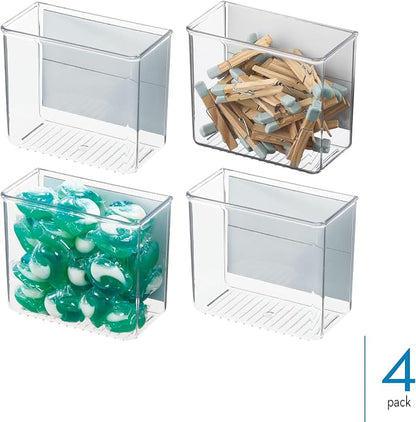 iDesign Magnetic Small Clear Plastic Organizer Bins - Image 2