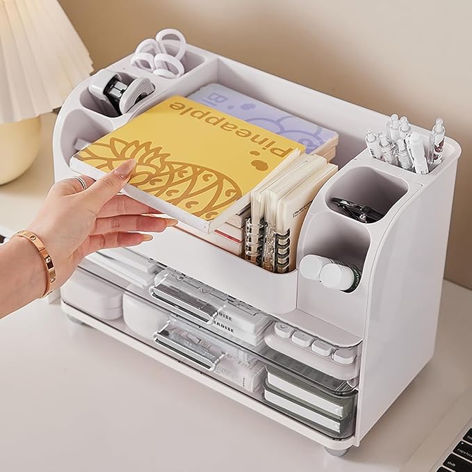 Makeup Organizer with Drawers for Vanity, Bathroom Countertop Organizer with - Image 8
