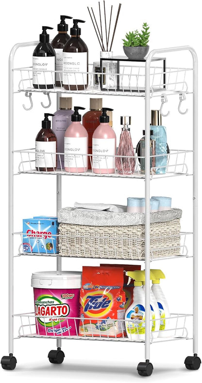 Mythinglogic 4 Tier Rolling Cart by Mythinglogic