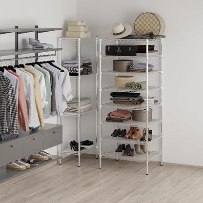24" Deep x 30" Wide x 74" Height Wire Shelving Kit | 8-Tier | NSF Commercial - Image 5