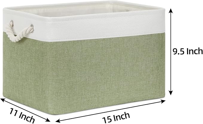 Bidtakay Large Fabric Baskets for Organizing Closet Organizers and Storage - Image 6