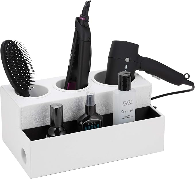 J JACKCUBE DESIGN Hair Tool Organizer Dryer Holder Hair Styling Accessories by JACKCUBEDESIGN