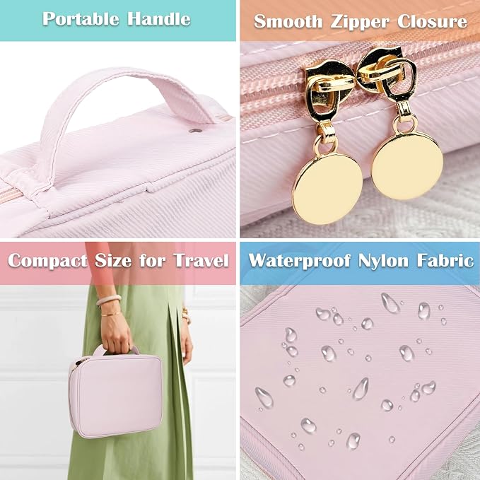 Travel Jewelry Organizer Case, Small Jewelry Bags - Image 5