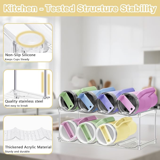 Stackable Water Bottle Organizer - Image 4