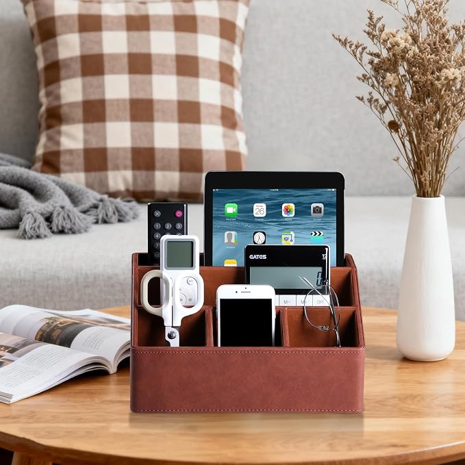 Remote Control Holder with 5 Compartments - Image 6
