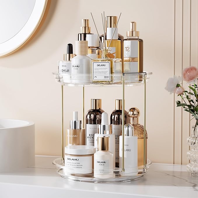 Delamu Rotating Makeup Organizer - Image 7