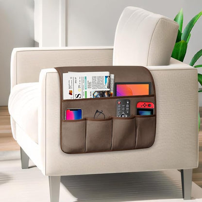 TV Remote Control Holder Couch Caddy, Non-slip Bedside Caddy Organizer - Image 2