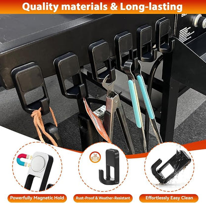 6-Pack Universal Magnetic Tool Hooks - Image 4