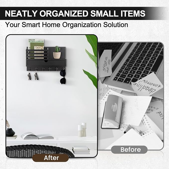 Key Holder Wall Mount, Mail Holder - Image 7