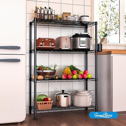 Guan River 4-Shelf Adjustable Metal Wire Shelving, Sturdy and Durable, Storage - Image 6
