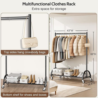 MISSLO Heavy Duty Clothing Rack - Image 5