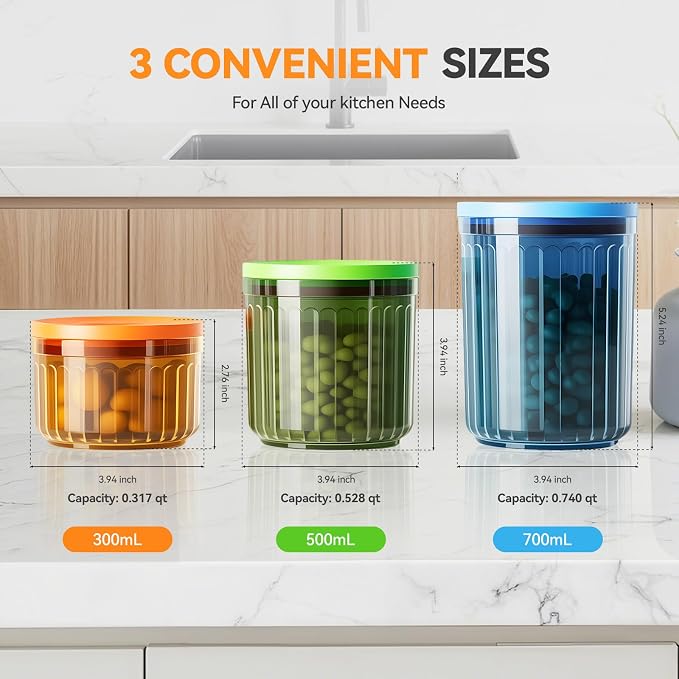 THKAILAR 6-Pack pantry food storage containers - Image 5