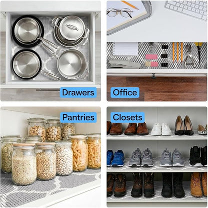 GORILLA GRIP powerGRIP Drawer Shelf and Cabinet Liner, Thick Strong Hold - Image 9