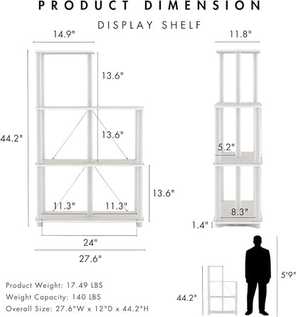 Homes: Inside + Out Apexa Modern 5-Cube Ladder Shelving Units, Collectibles - Image 3