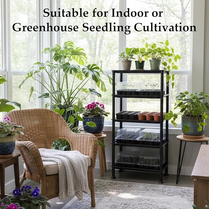 RooTrimmer 5-Tier Seed Starter Trays, Plant Stand, - Image 9