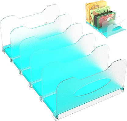 SURETIVIAN Freezer Organizer 12” Visible Fridge Organizer Rack by SURETIVIAN