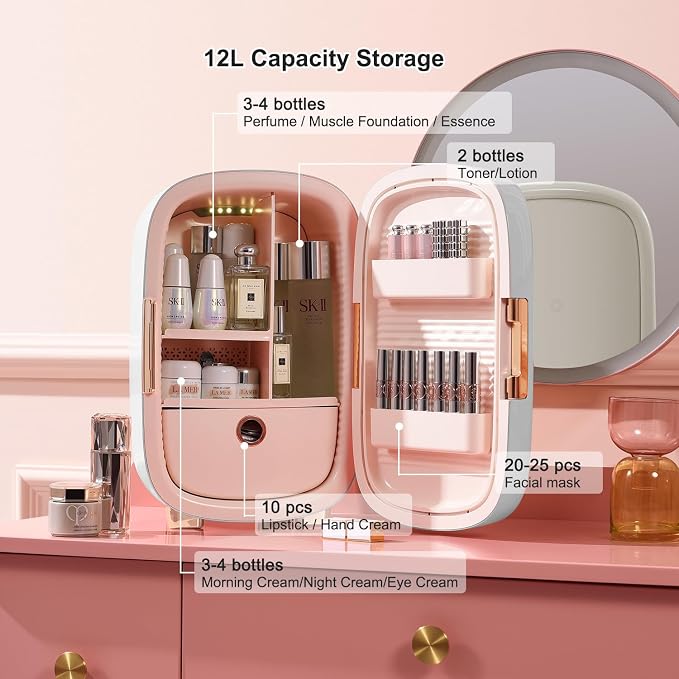 Skincare Fridge 12 Liter, Beauty Fridge - Image 5