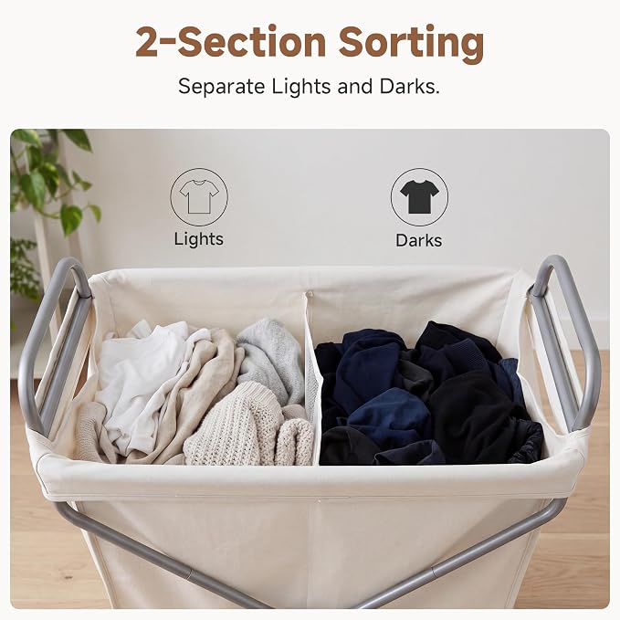 StorageWorks 2 Section Laundry Sorter - Image 4