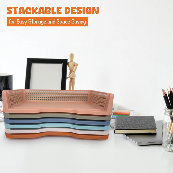 4E's Novelty 6 Pack Stackable Trays - Image 6