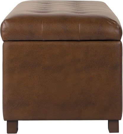 HomePop 46" Tufted Storage Bench - Image 8