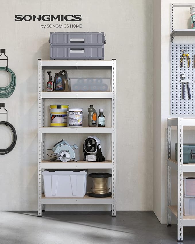 SONGMICS 5-Tier Storage Shelves, Load 2310 lb, Garage Storage, Boltless Assembly - Image 2