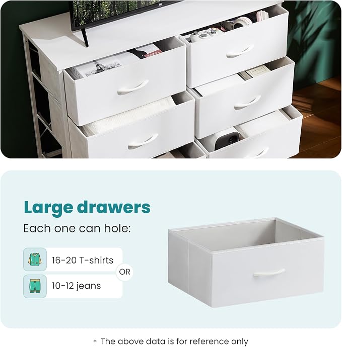 OLIXIS 6 Drawers Storage Organizers Units, Closet Organizers and Storage - Image 4