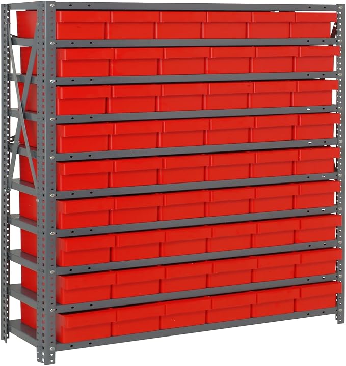 Quantum Storage Systems 1239-401RD Solid Heavy Duty 10 Shelves 54 Super Tuff by QuantumStorageSystems