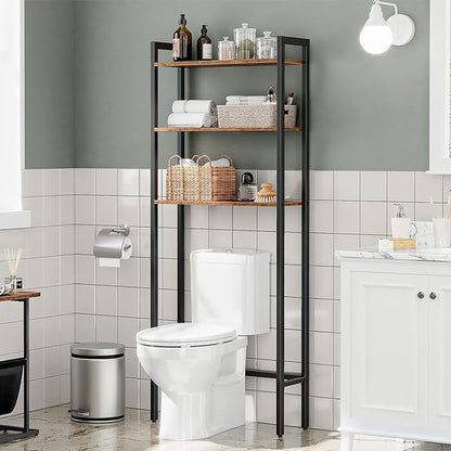 HOOBRO Over The Toilet Storage, 3-Tier Bathroom Organizer Shelf Over Toilet - Image 2