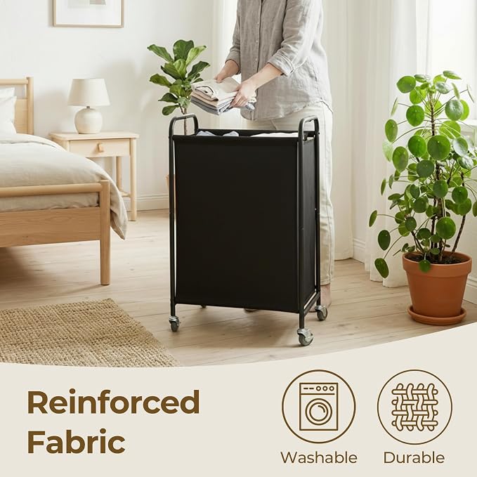 GRANNY SAYS 80L Laundry Hamper, Slim Laundry Basket - Image 4