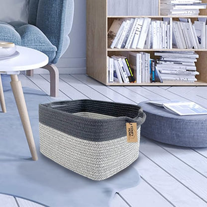 COMFY-HOMI Cotton Rope Woven Basket - Image 4